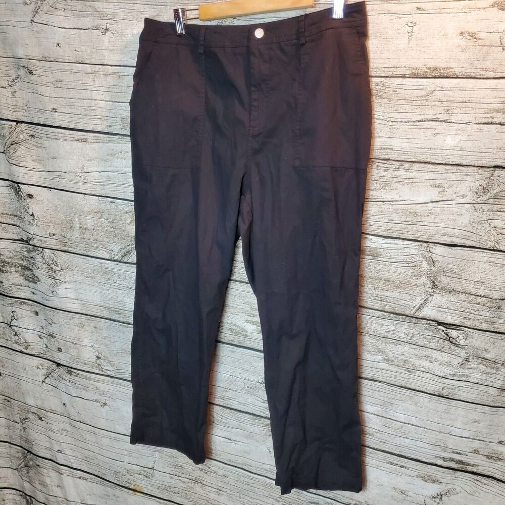 Grace Karin Black Elastic Comfort Pants Size 2XL